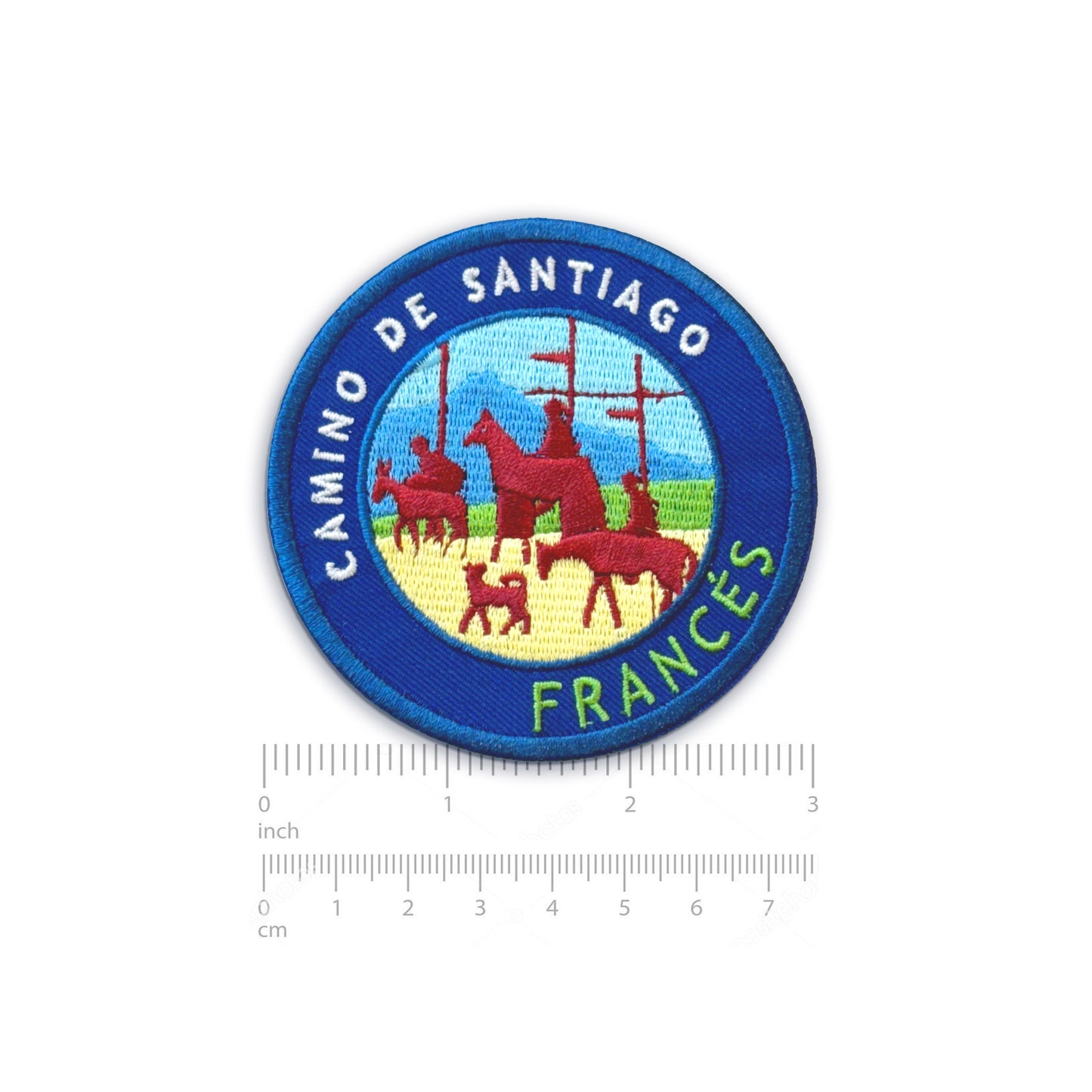 Official Camino Credential + Camino Francés Patch + Trail Map Card