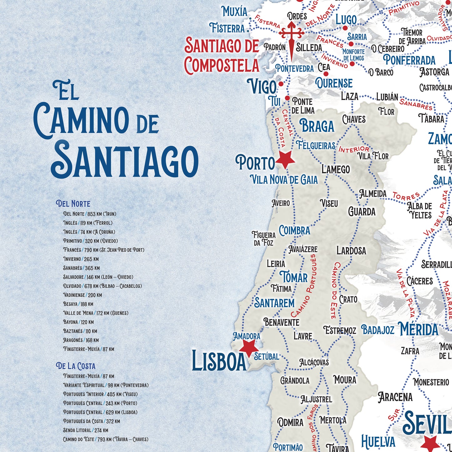 Camino Journeys: Museum Print