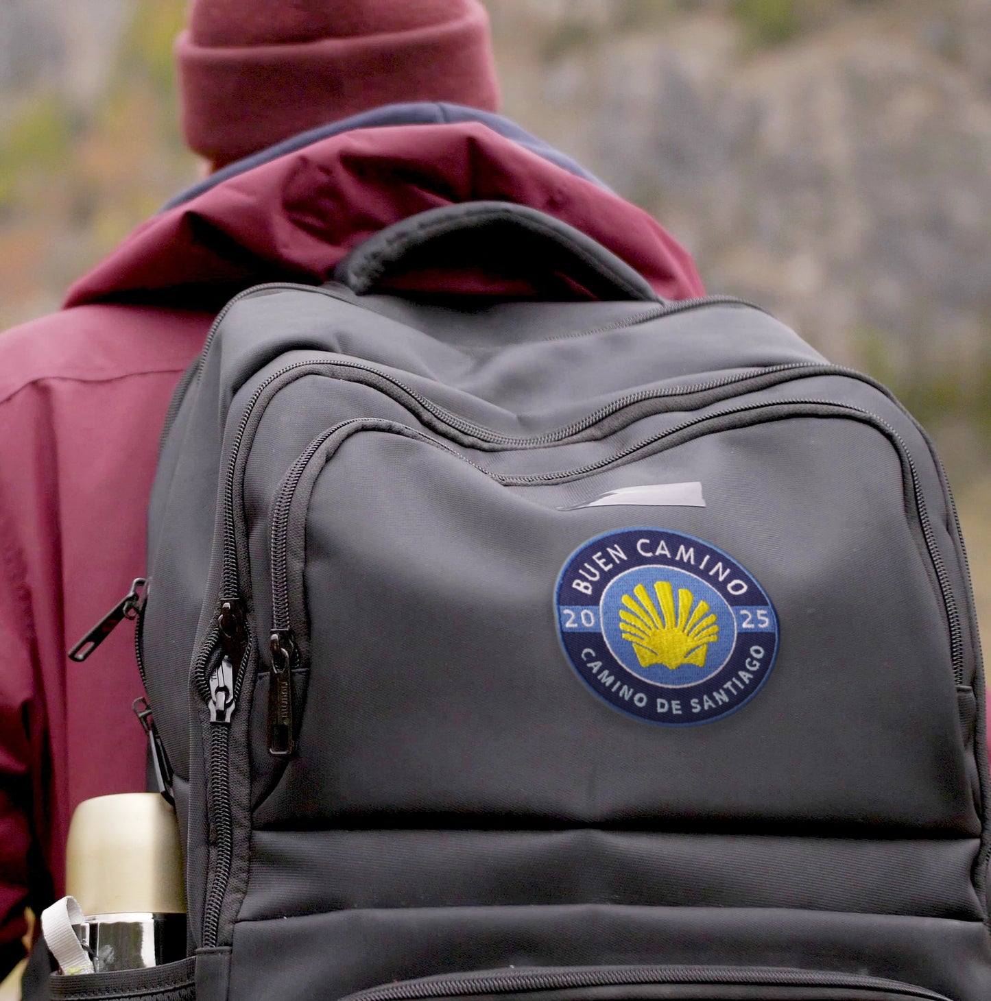 Official Camino Credential + 2025 Commemorative Camino de Santiago Patch + Trail Map Card