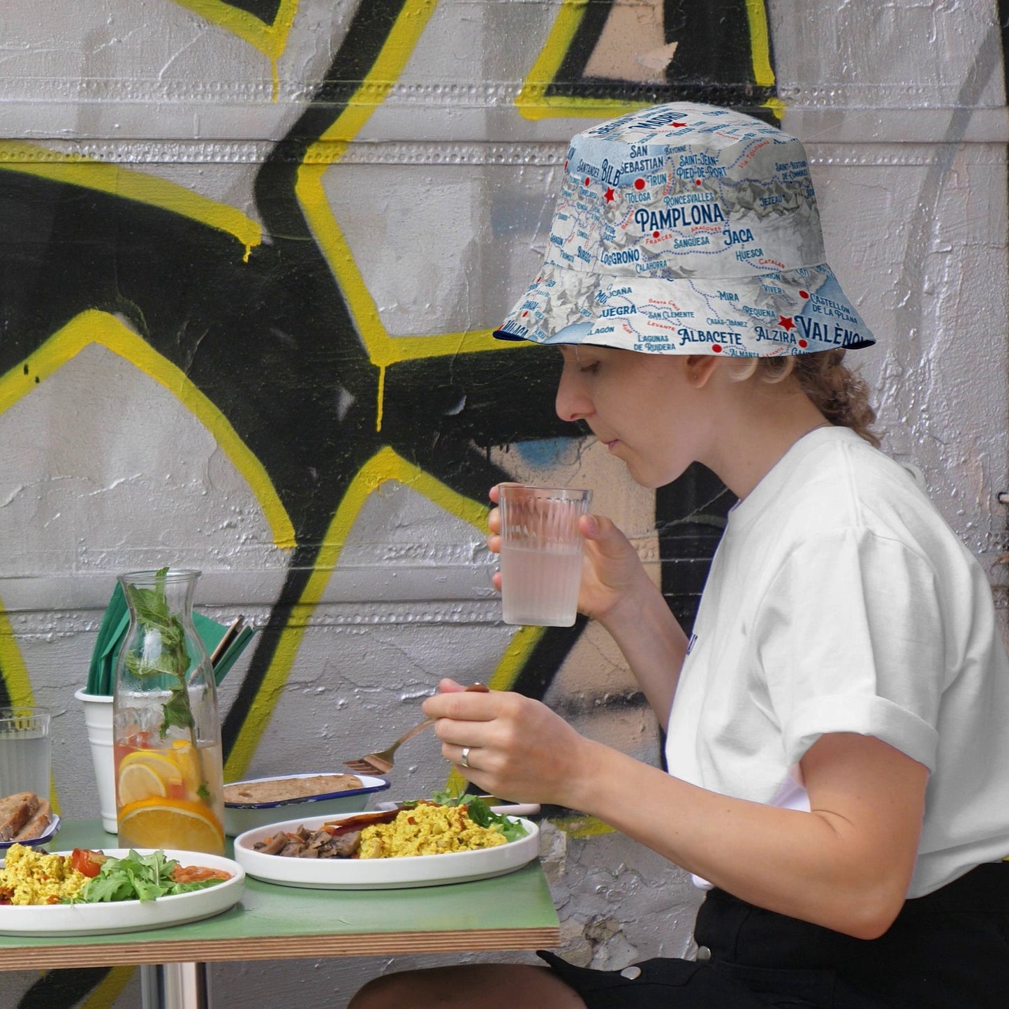 Camino Trail Map: Reversible Bucket Hat