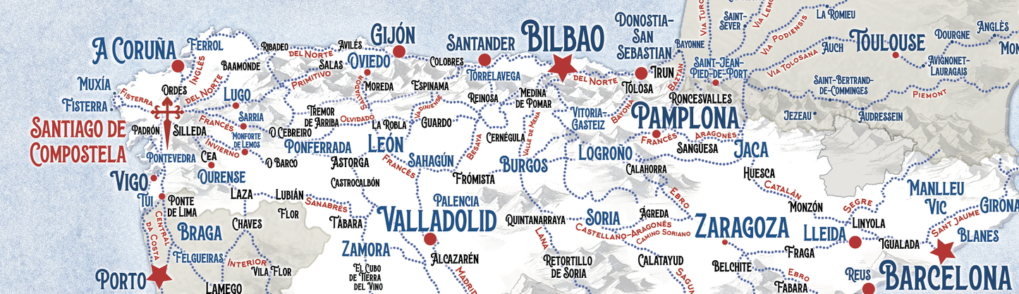 The "Camino Journeys" Enamel Mug