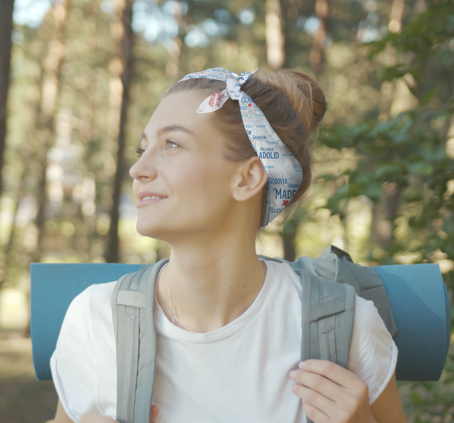 Camino Trail Map Bandana