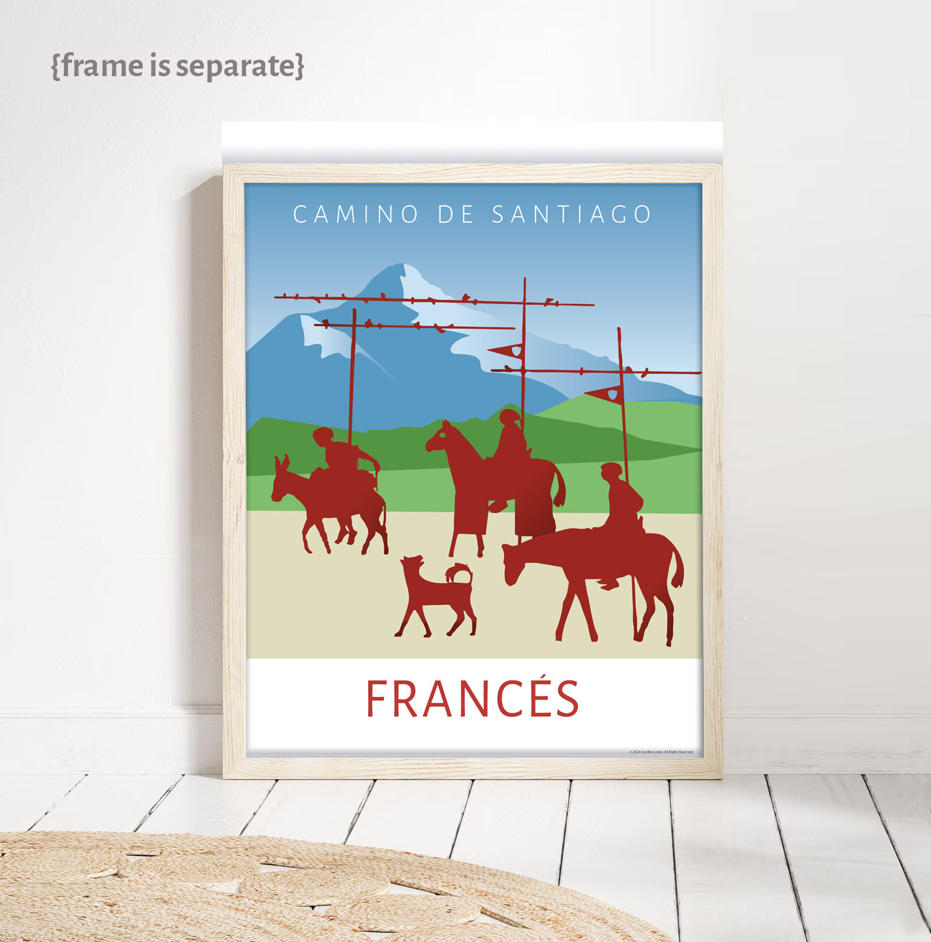 16" x 20" Camino Posters // Camino de Santiago