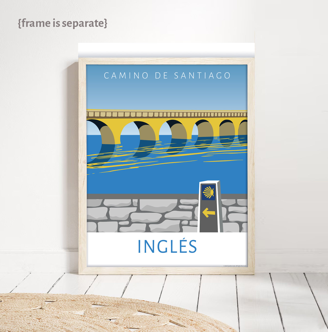 16" x 20" Camino Posters // Camino de Santiago