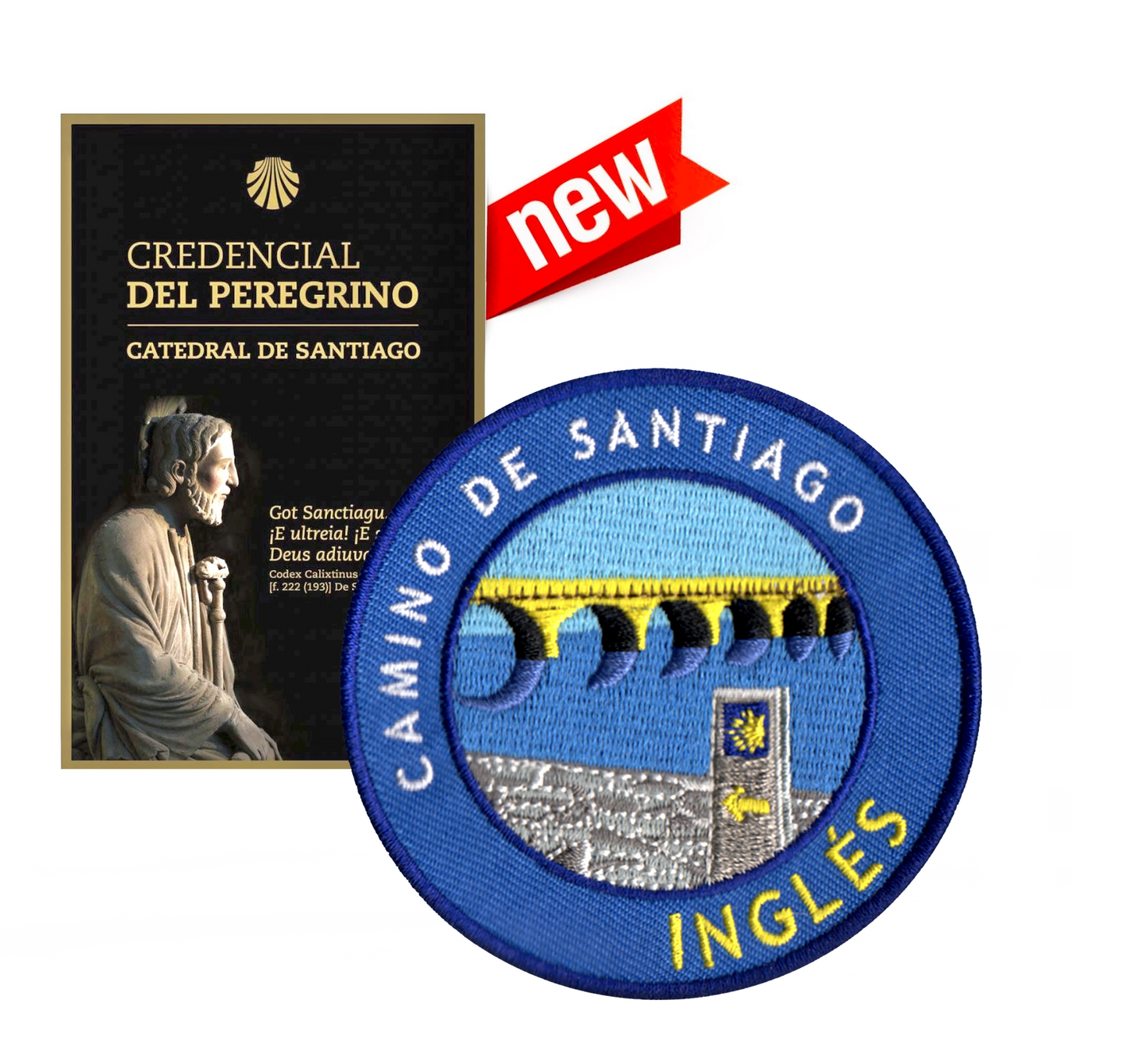 The Camino Inglés Patch // Camino De Santiago // Ships Worldwide