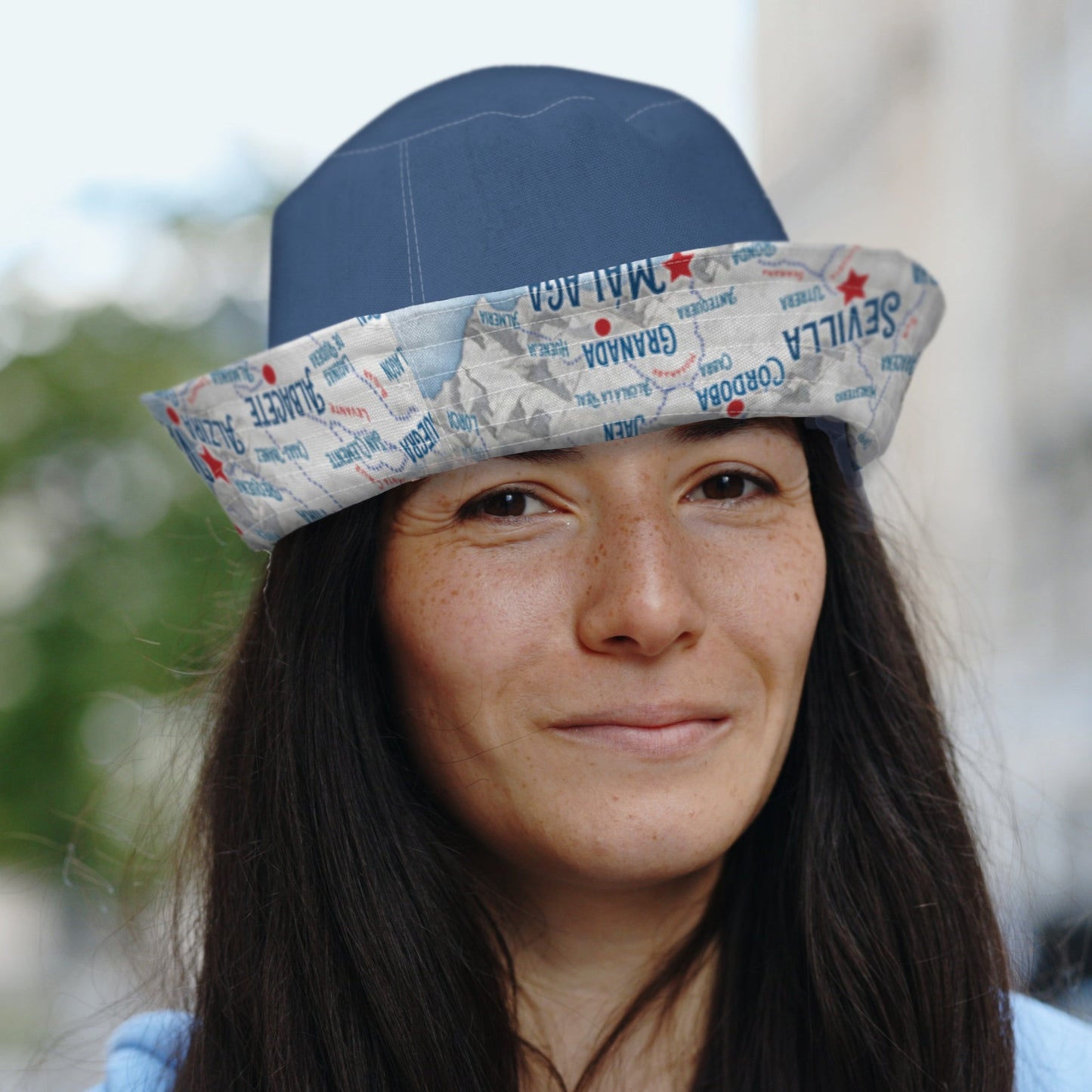 Camino Trail Map: Reversible Bucket Hat