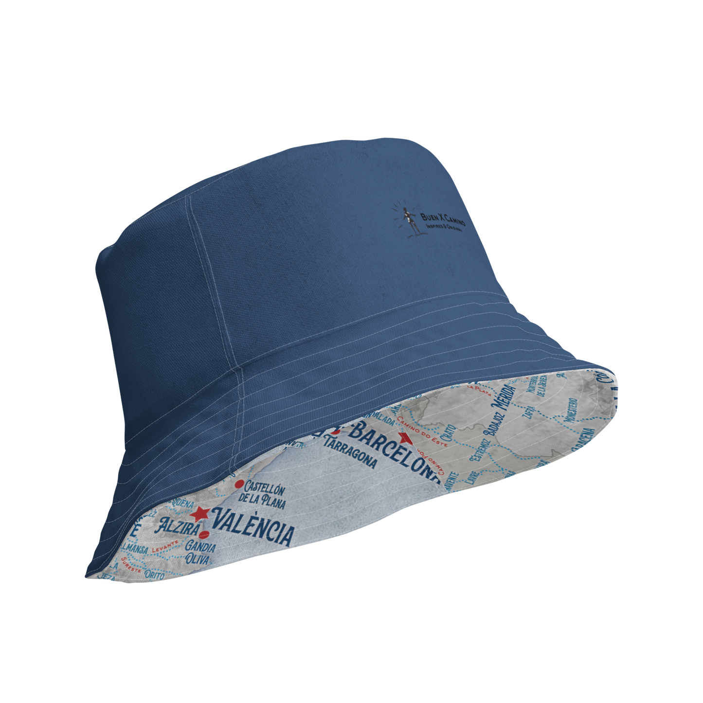 Camino Trail Map: Reversible Bucket Hat