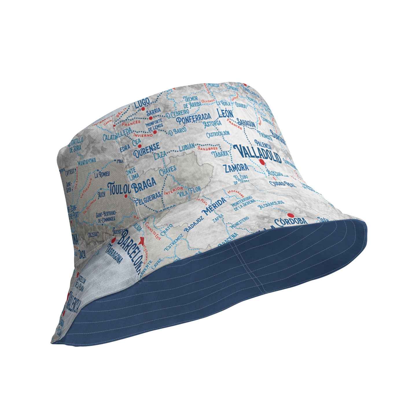 Camino Trail Map: Reversible Bucket Hat