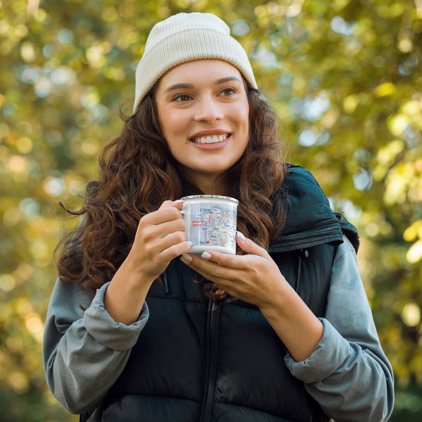 Camino Trail Map: Enamel Mug