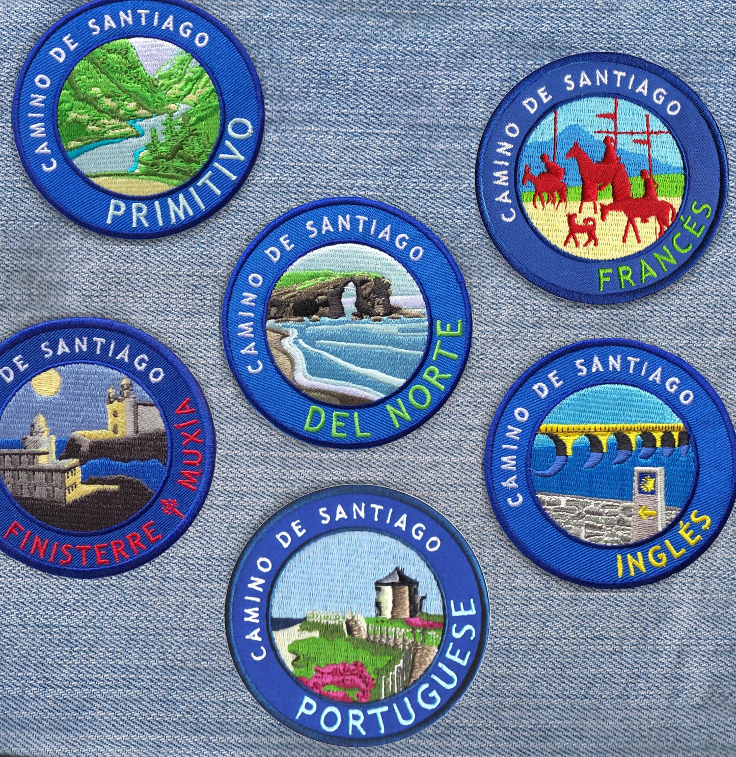 The Camino Finisterre & Muxía Patch // Camino De Santiago // Ships Worldwide