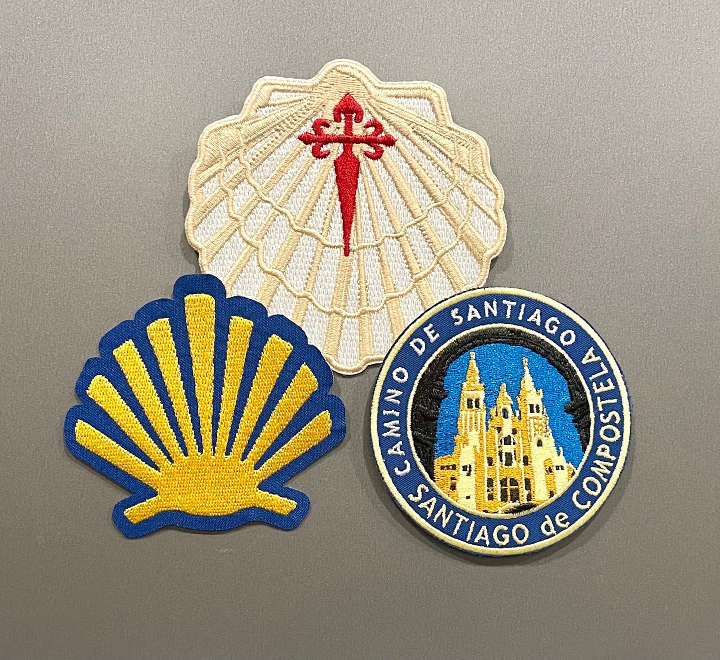 The Camino de Santiago 3 Patch Set // Scallop Shell + St. James + Santiago de Compostela