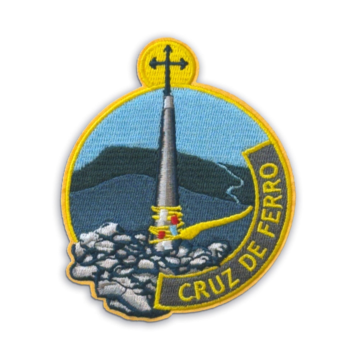 Cruz de Ferro // Camino de Santiago // 3.5" 9cm Embroidered // Camigas