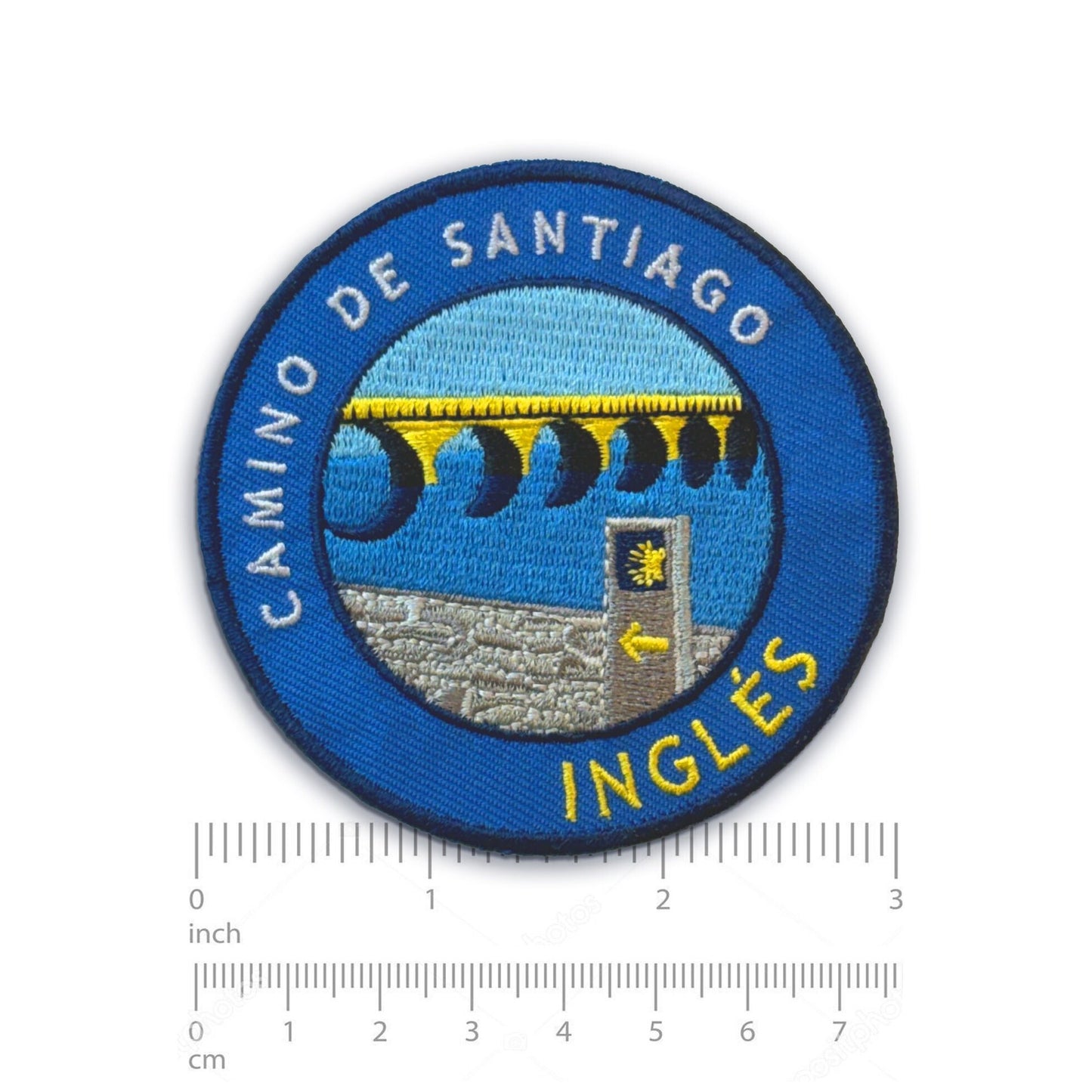 The Camino Inglés Patch // Camino De Santiago // Ships Worldwide