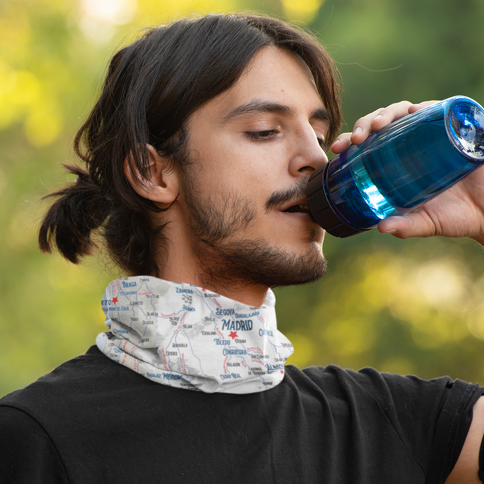 Camino Journeys Map Bandanna