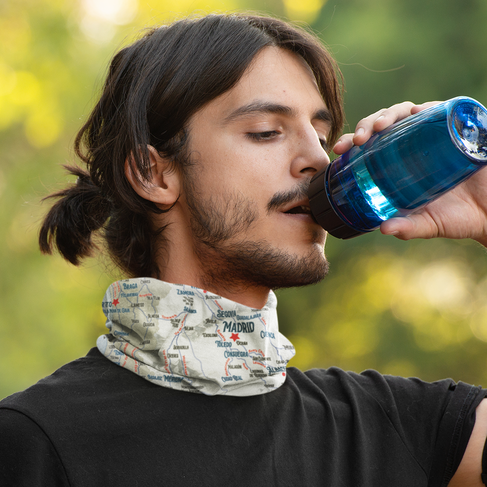 Camino Journeys Map Bandana