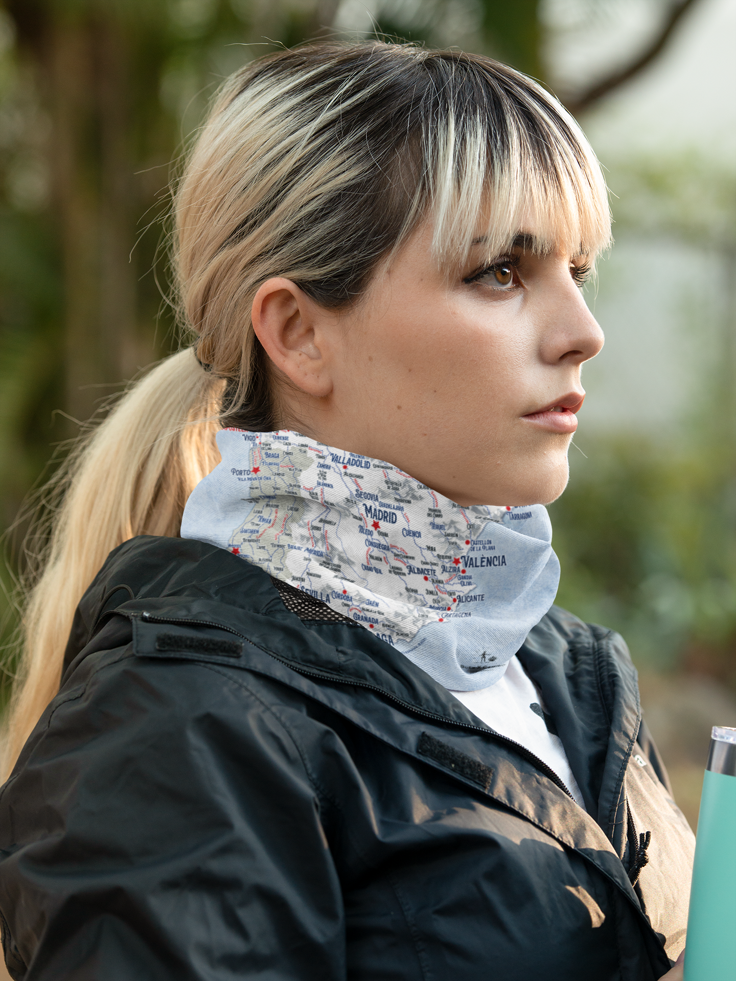 Camino Journeys Map Bandana