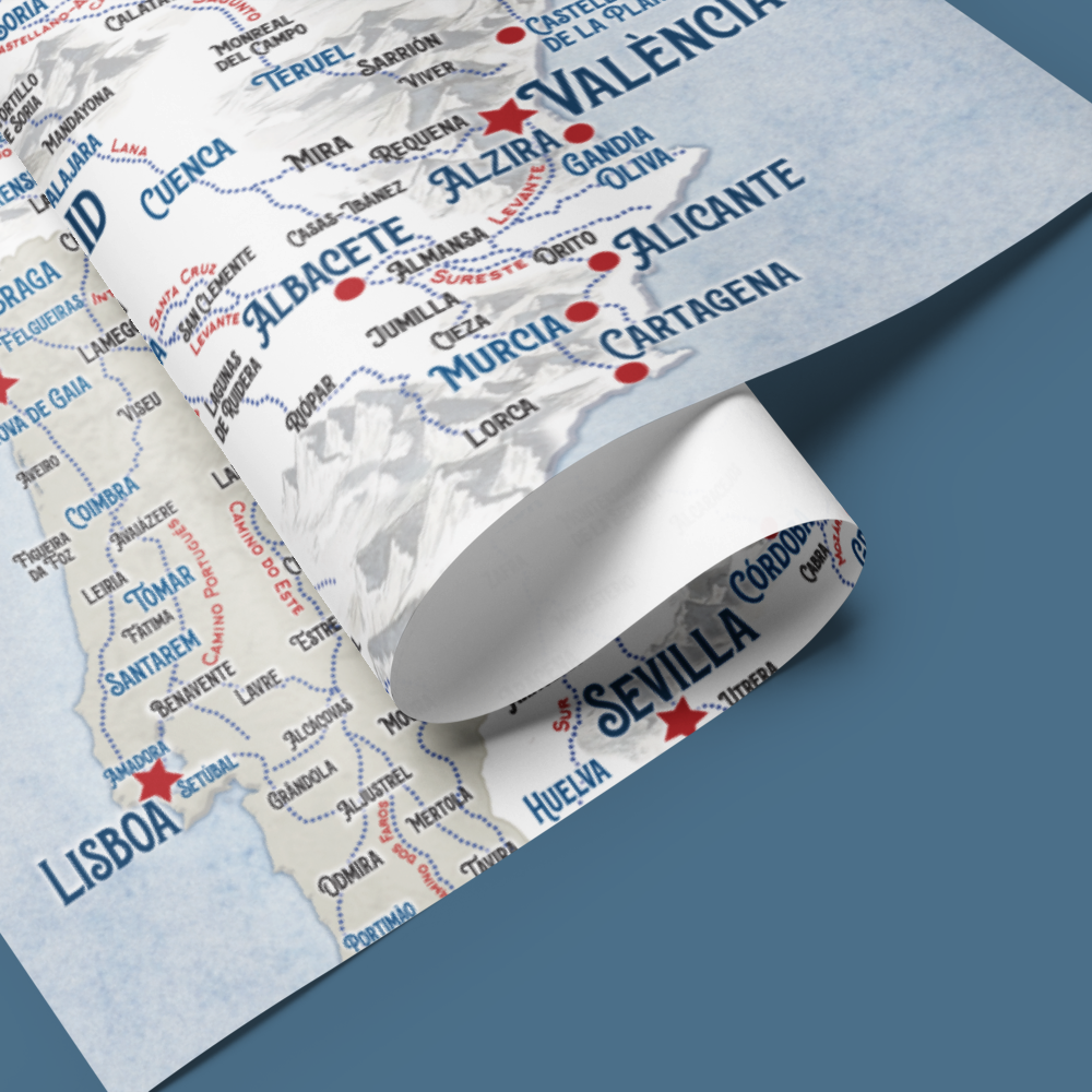 Camino Wrapping Paper // 3 Sheets