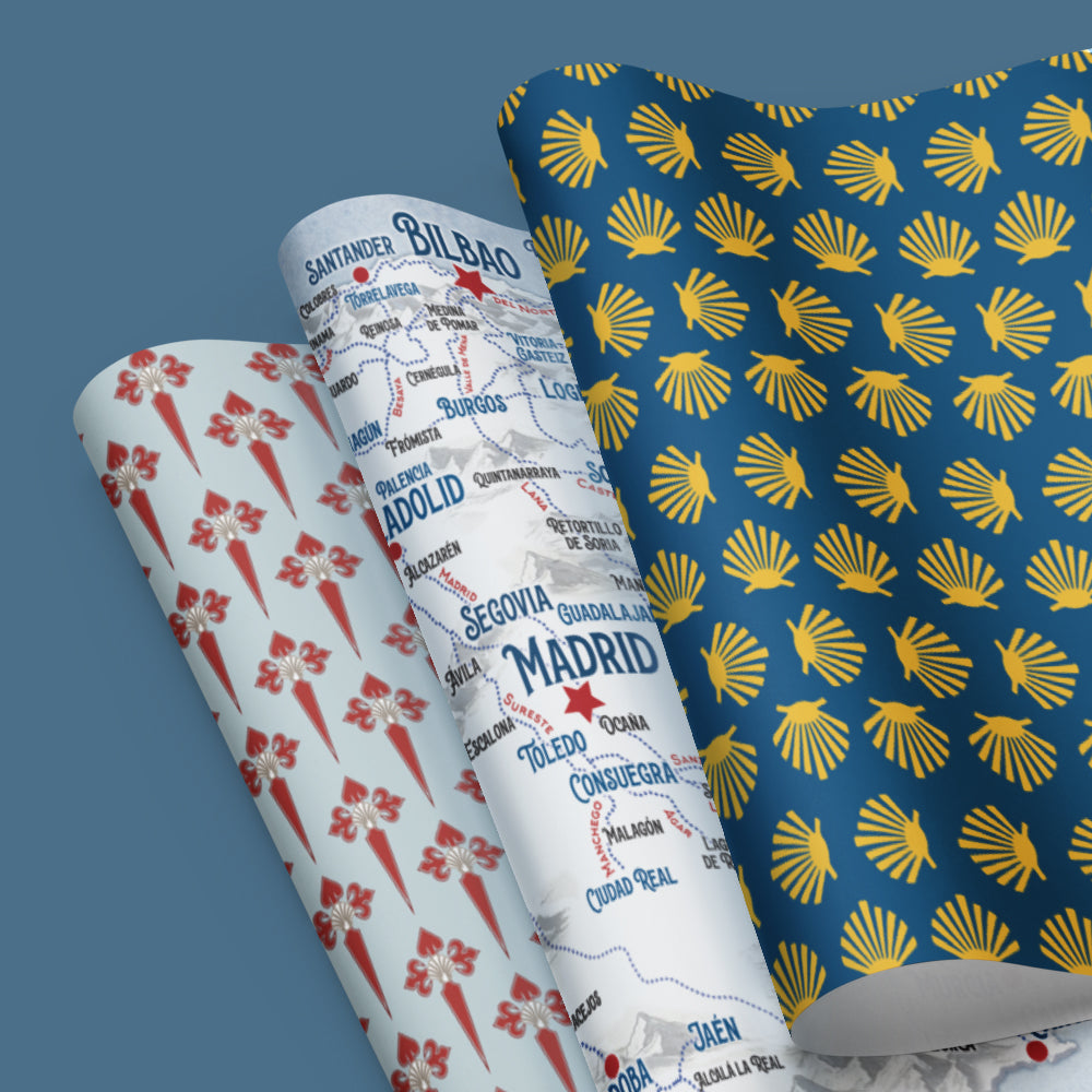 Camino Wrapping Paper // 3 Sheets